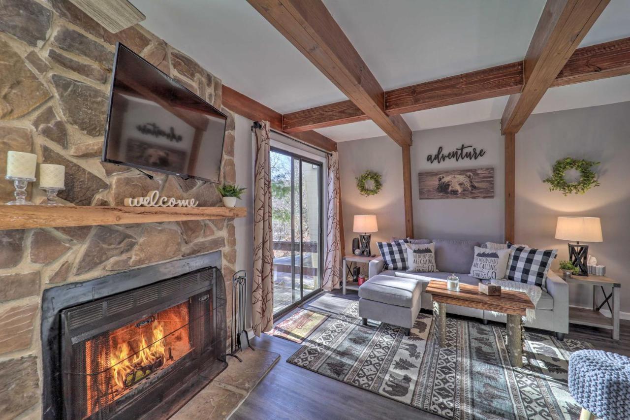 Banner Elk Mountain Retreat With Deck And Fireplace Ngoại thất bức ảnh